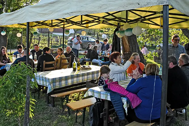 szabadtéri borkóstoló